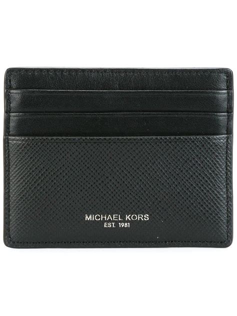 michael kors men's credit card holder|Michael Kors card case holder.